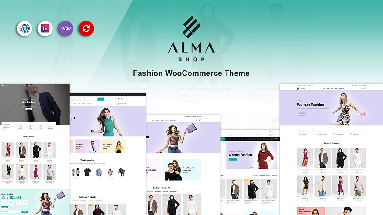 Alma Shop - Fashion WooCommerce Theme